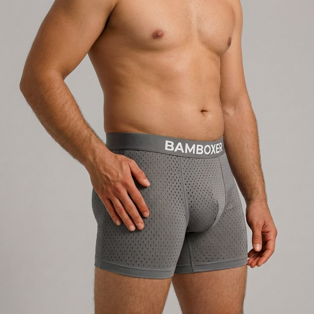™BAMBOXER - תחתוני במבוק פרימיום נגד זיעה ואי נוחות (גזרה ארוכה)