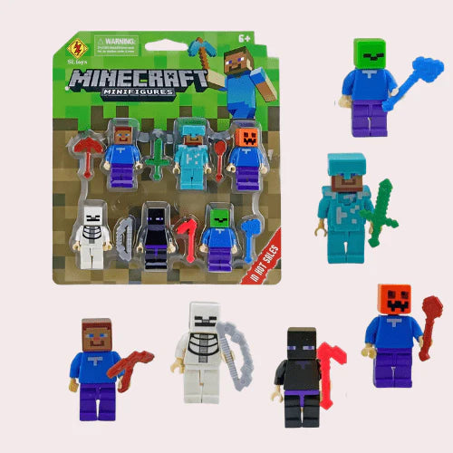 6 דמויות נוספות בעיצוב מיינקראפט