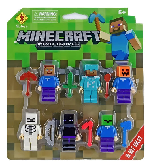 6 דמויות נוספות בעיצוב מיינקראפט